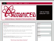 Tablet Screenshot of advancedindustrialproducts.org